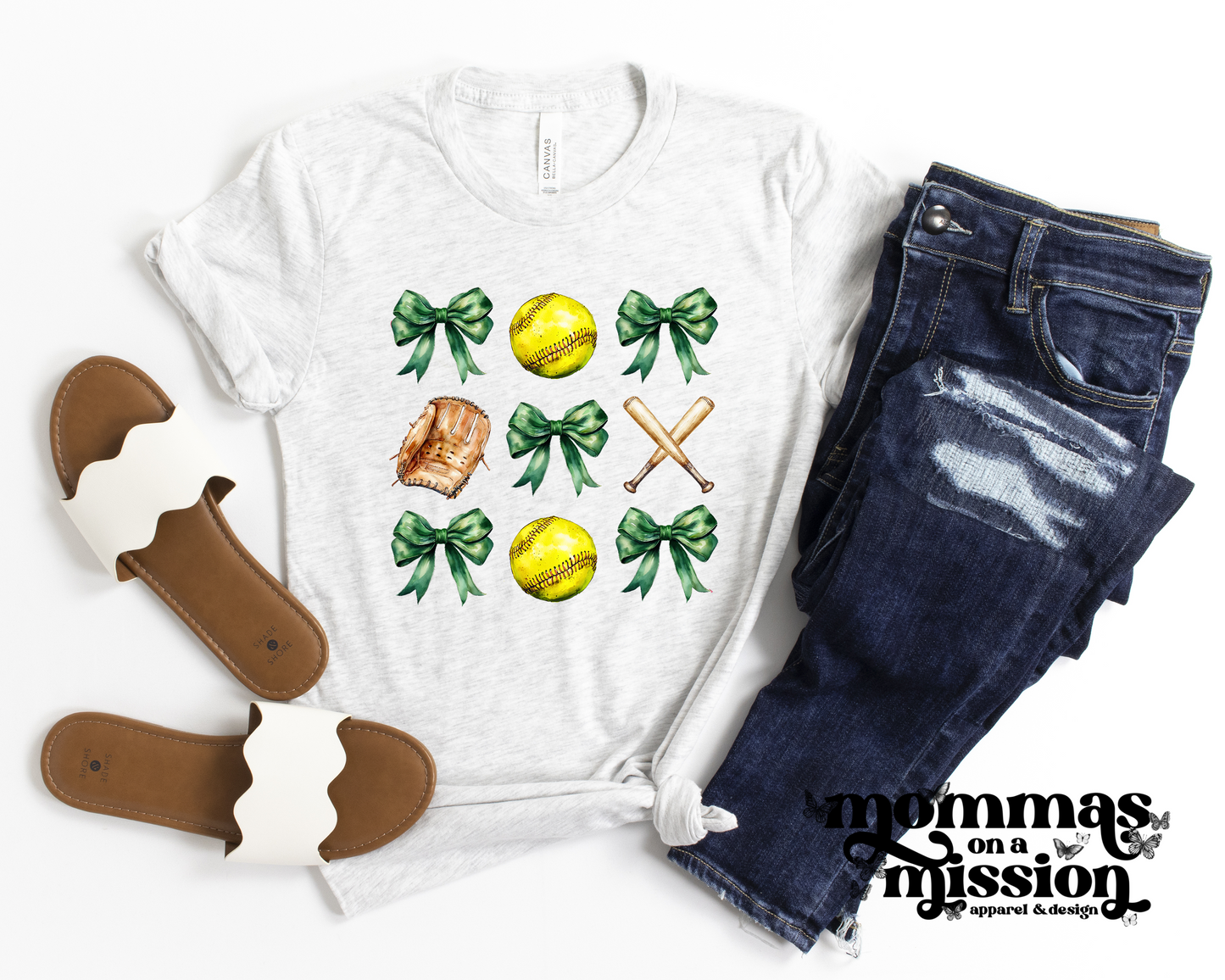 green bows softball coquette - 10u tri county fundraiser