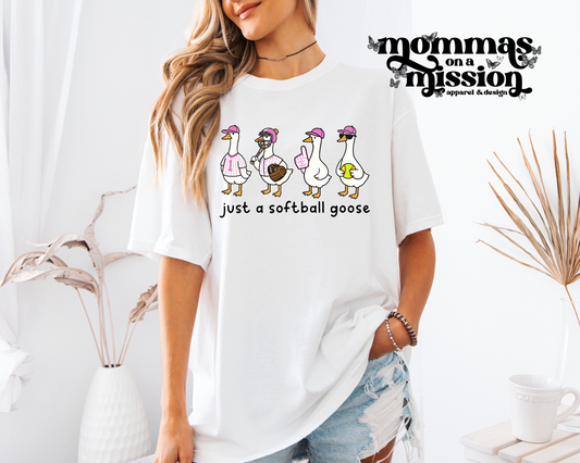 just a softball goose (youth)