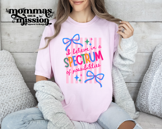 i believe in a spectrum of possibilities
