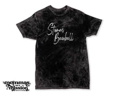 Storm Baseball - Distressed Cursive