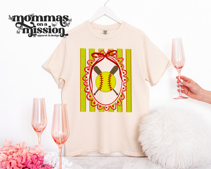 baseball stripes coquette