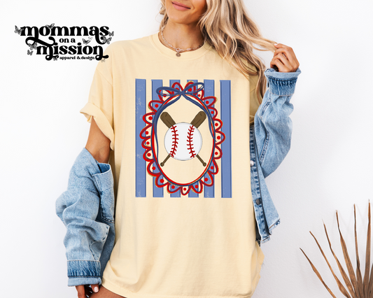 baseball stripes coquette