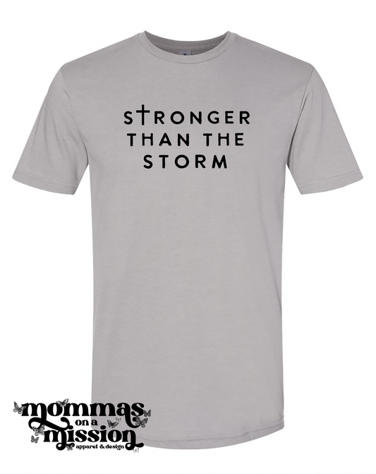 stronger than the storm with cross