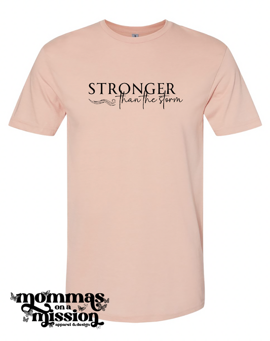 stronger than the storm with sleeve/neck detail