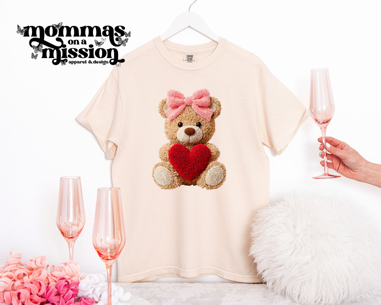 teddy bear faux crochet