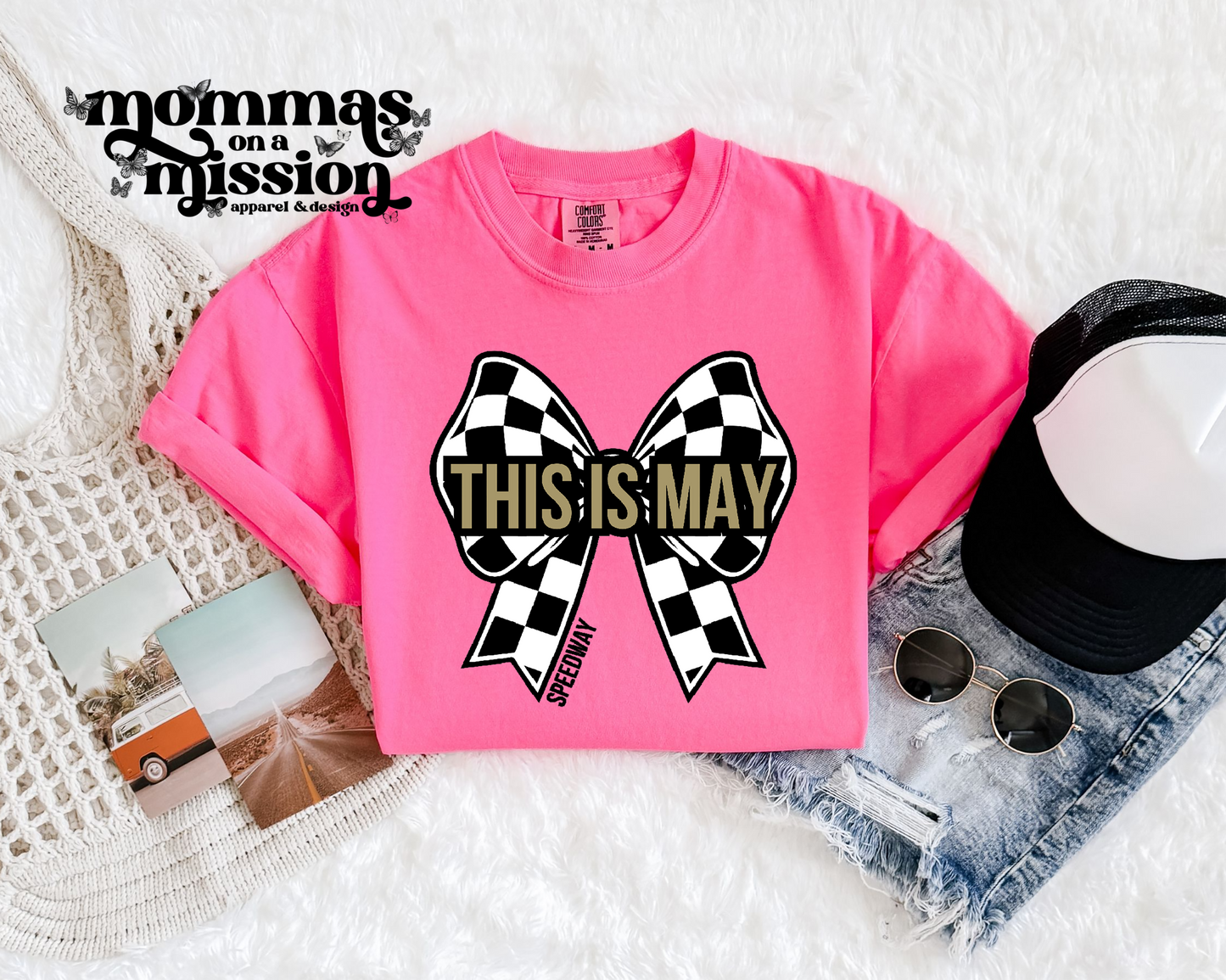 this is may checkered bow