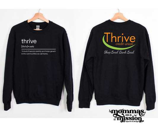 Thrive definition - front/back