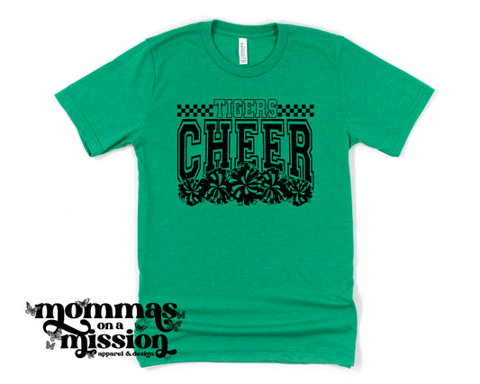 tigers cheer checkered (youth)