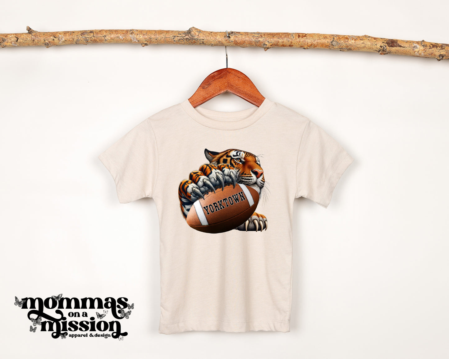 yorktown football with full color tiger (youth)