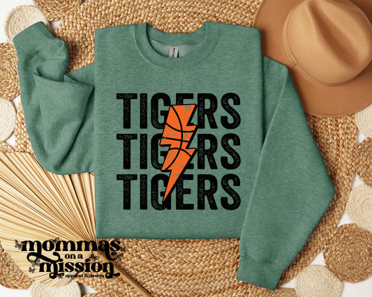 tigers basketall bolt