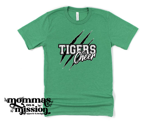 tigers cheer with scratch mark (youth)