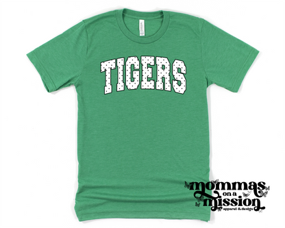 tigers black & white polka dots (youth)