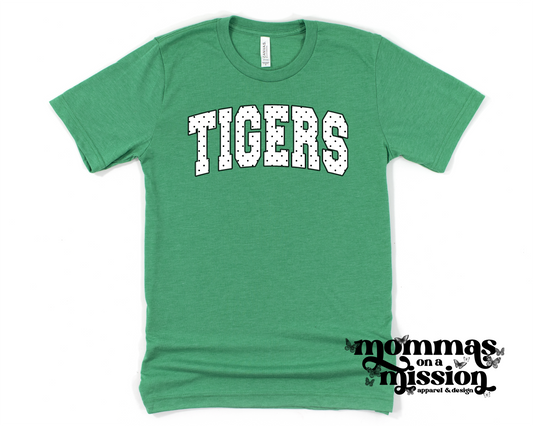 tigers black & white polka dots (youth)