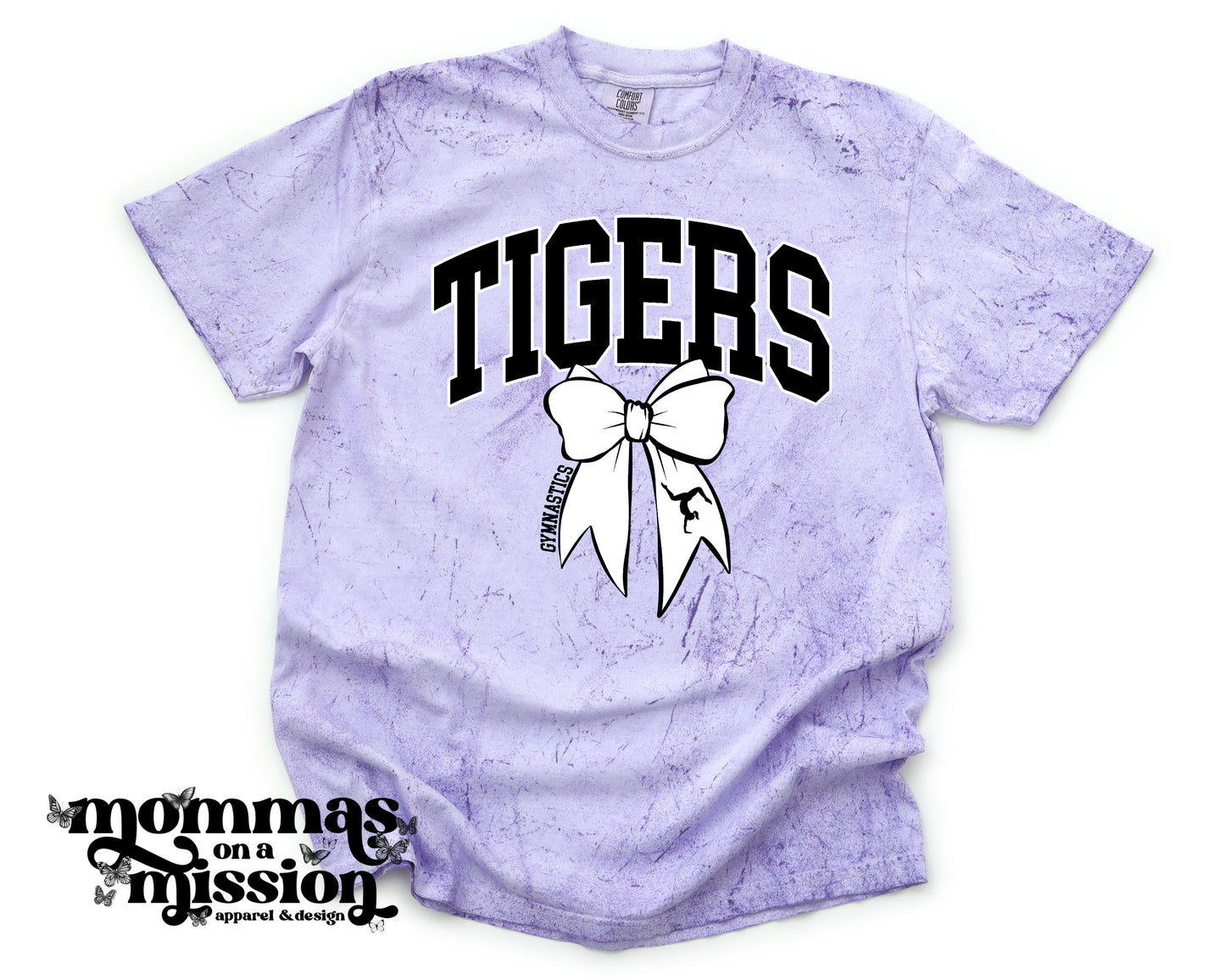 tigers gymnastics white and black - family gear