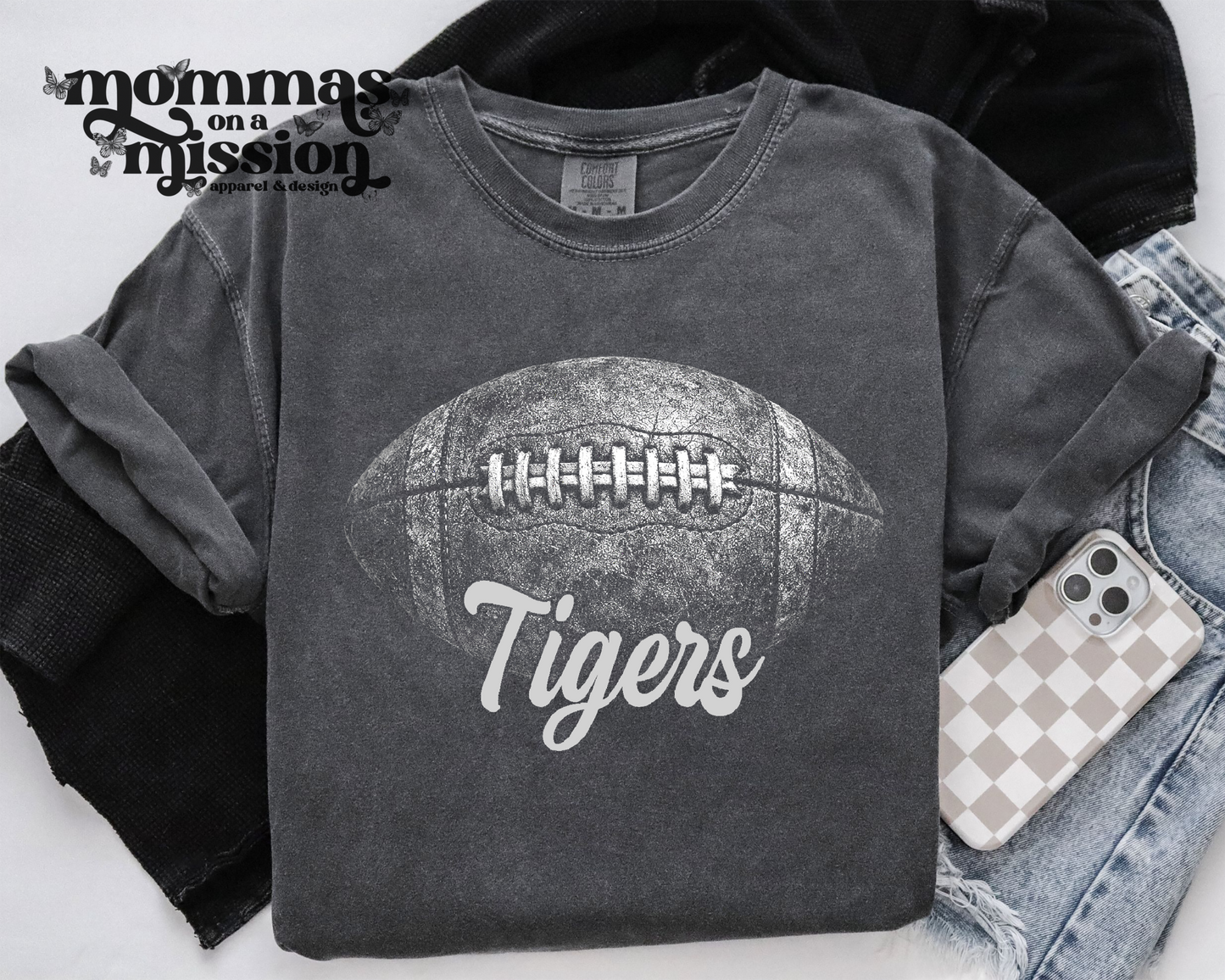 tigers football inverted