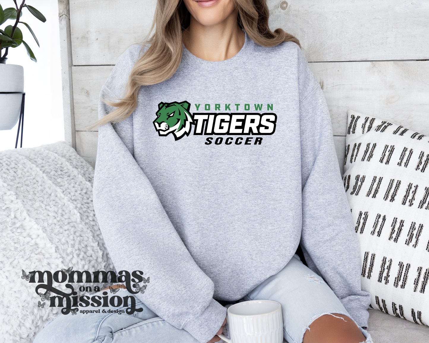 yorktown soccer with tiger logo