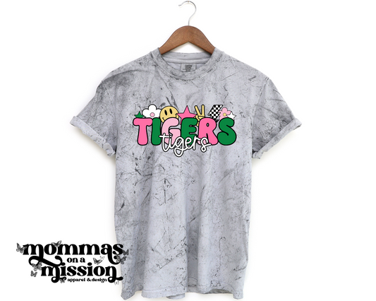 retro smiley tigers (youth)