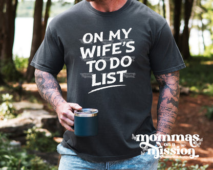 on my wife's to do list