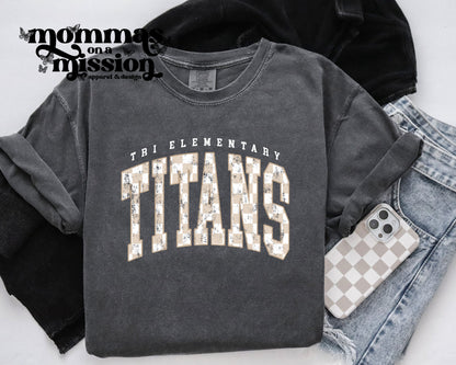 tri elementary titans neutral checkered