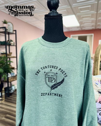 ttpd emblem - embroidered sweatshirt