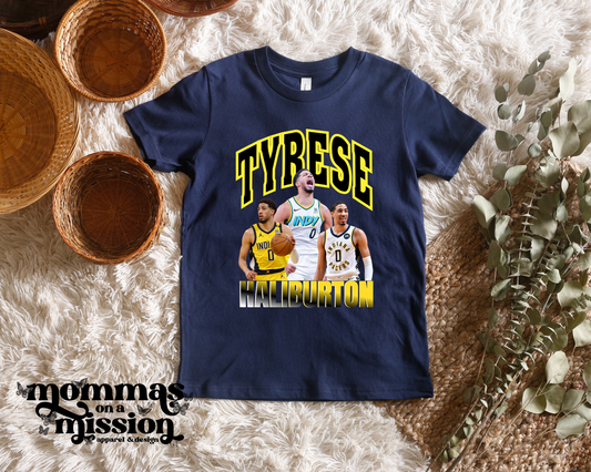 tyrese haliburton collage (youth)