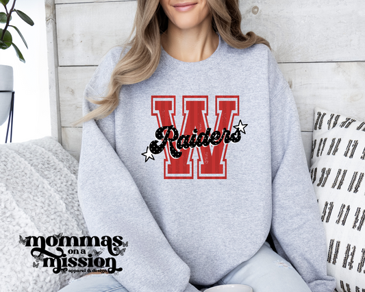 w raiders stripes/dots (youth)
