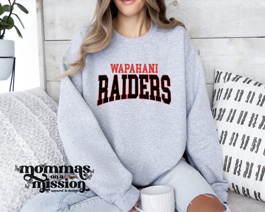 wapahani raiders warped text