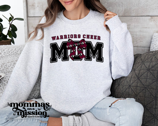 warriors cheer mom - wes-del cheer boosters