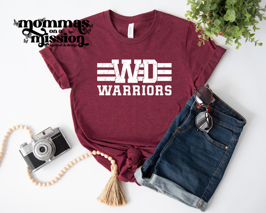 wd warriors with lines (youth) - PTO Boosters