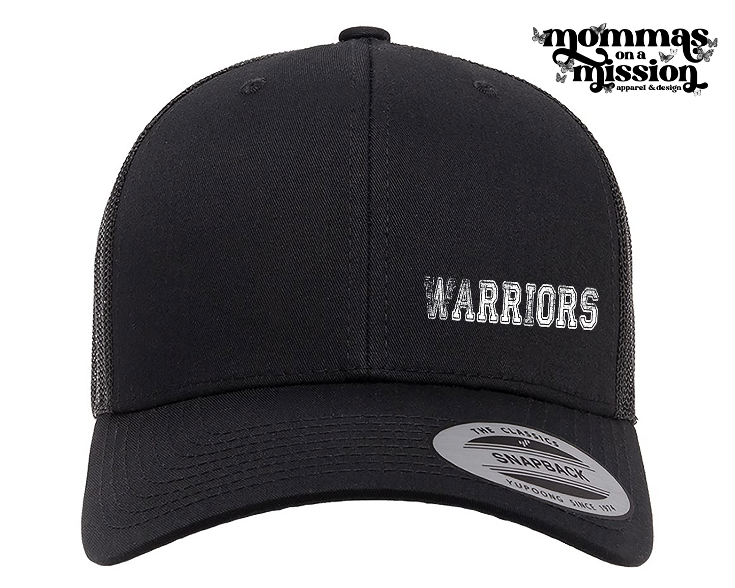 black mesh back hat (choose your design) - boosters