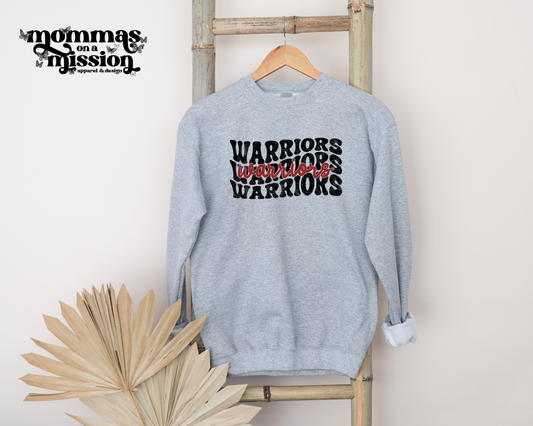 wavy stacked warriors (cheer boosters)