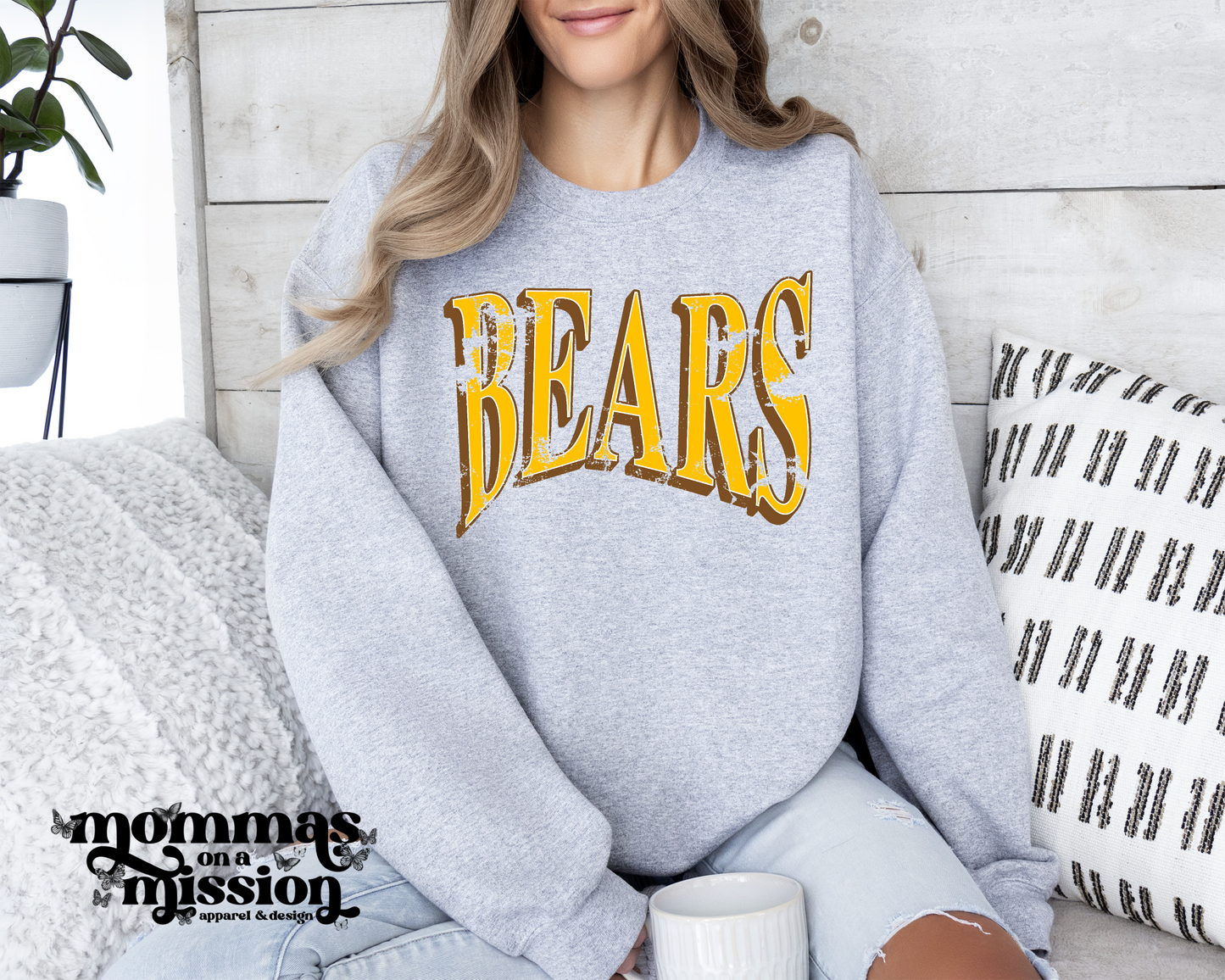 bears wavy distressed (youth)