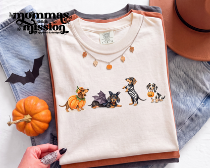 halloween dachshunds