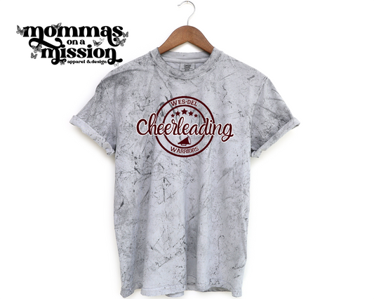 wes-del warriors cheerleader circle (youth) - wes-del cheer boosters