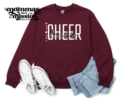 wes-del cheerleader (youth) - wes-del cheer boosters