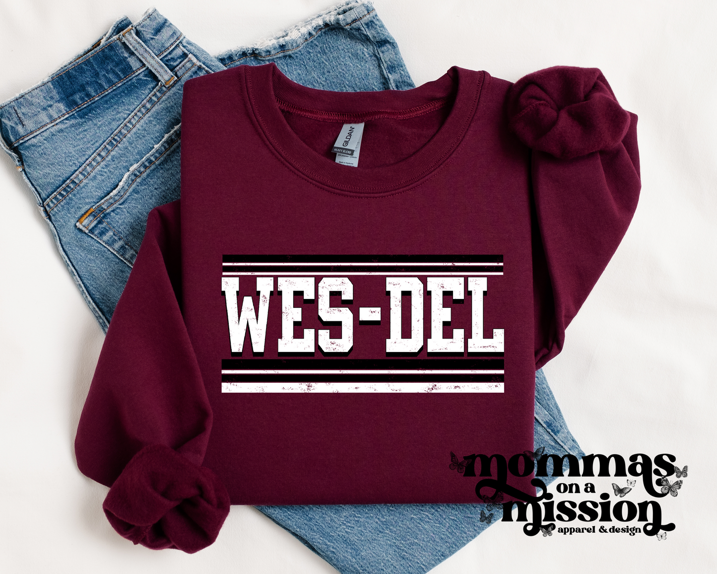 wes-del distressed lines (youth)