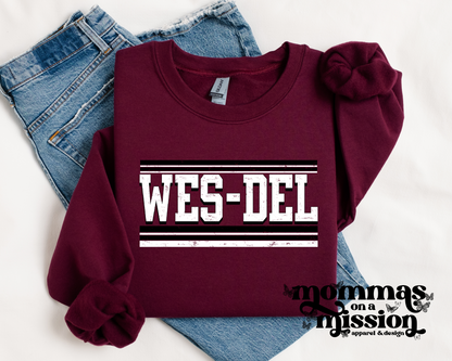 wes-del distressed lines (youth)