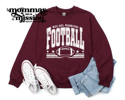 wes-del warriors football varsity
