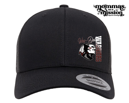 black mesh back hat (choose your design) - boosters