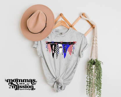 eagles blue/red spirit flag banner