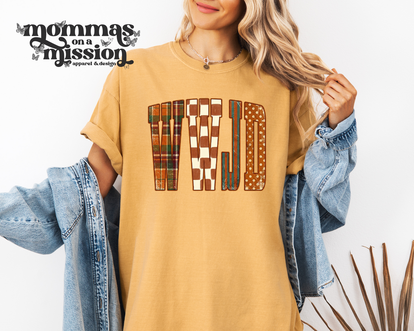 wwjd fall patterned