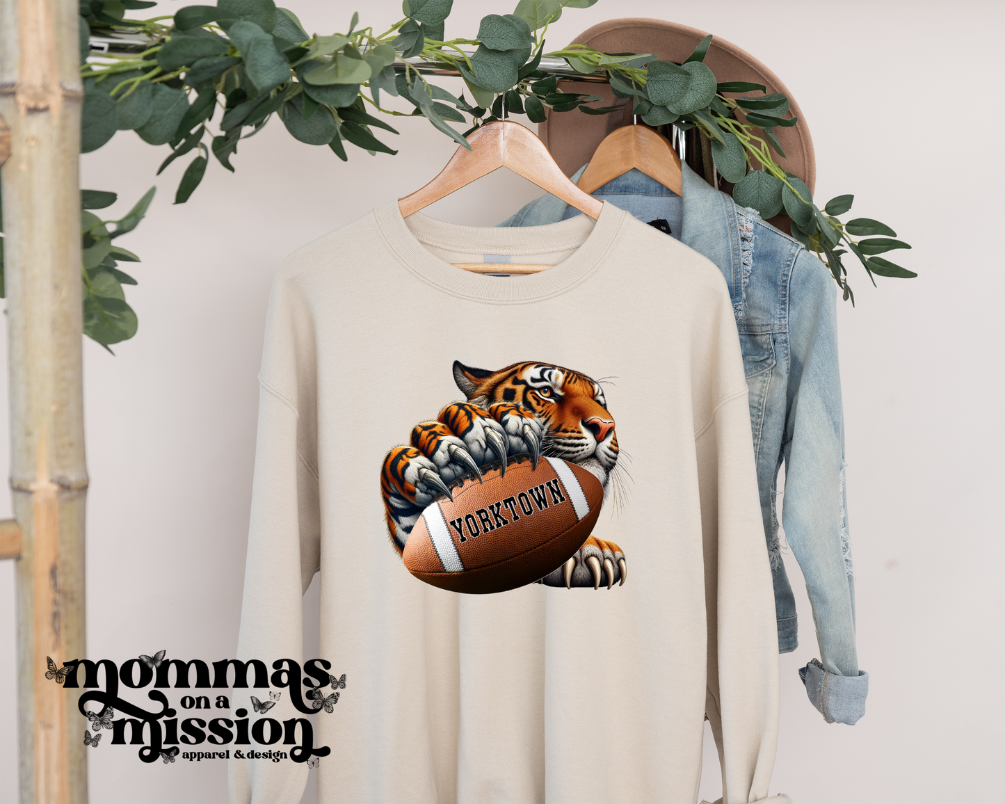 yorktown football with full color tiger