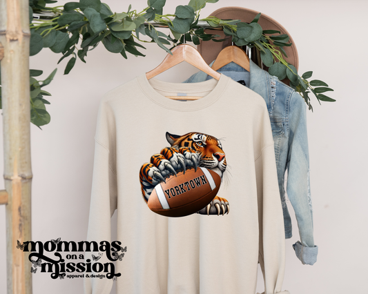yorktown football with full color tiger