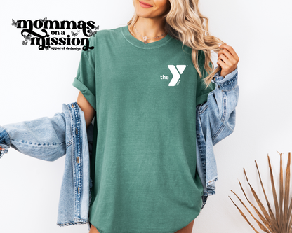 YMCA white logo monogram