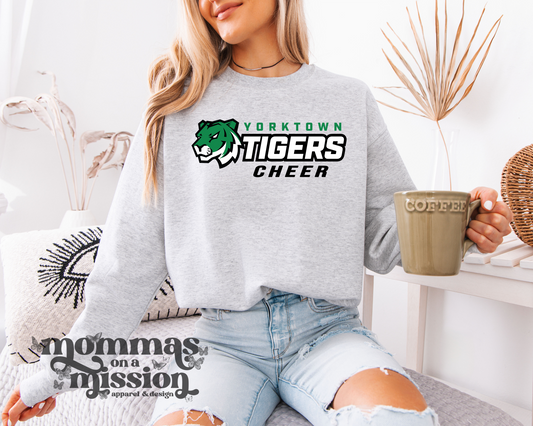 yorktown tigers cheer new logo