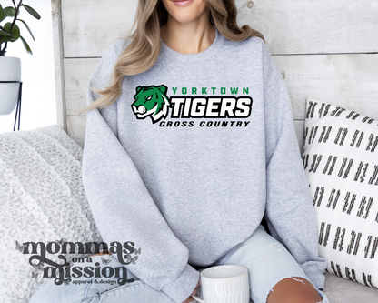 yorktown tigers cross country new logo