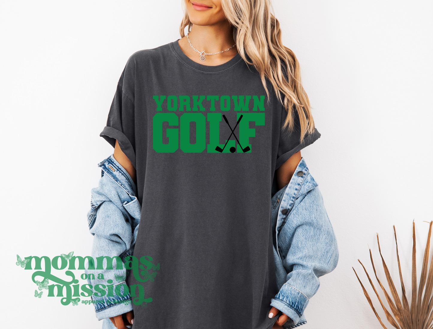 yorktown golf block letters