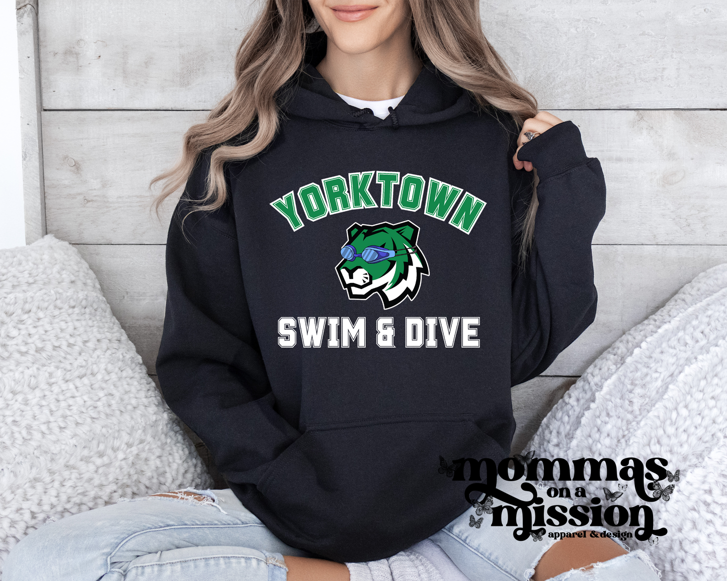 8th grade swim & dive hoodie