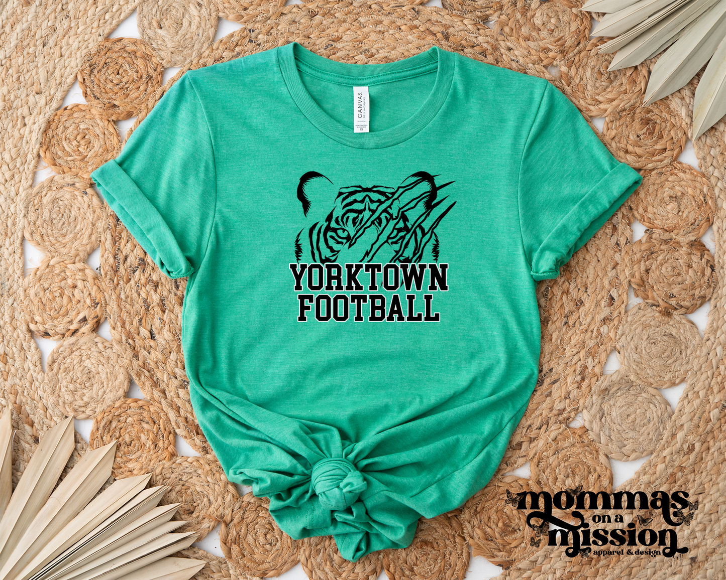 yorktown football with tiger scratch - YHS football boosters