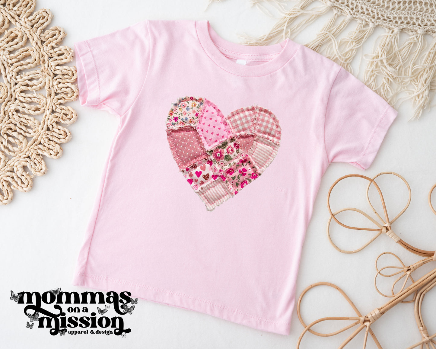 valentine patchwork heart (youth)